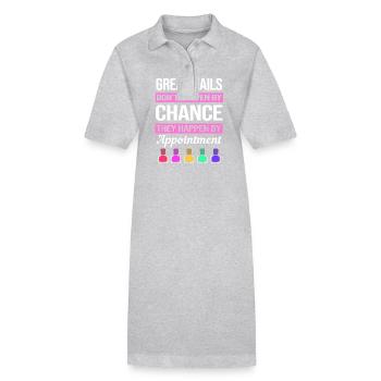 Kosmetikerin - Stanley/Stella Frauen Bio-Polokleid PAIGER - Schwarz - Vorne