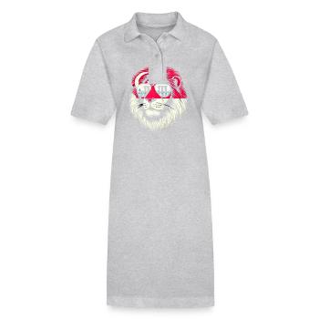 Singapore Löwe - Stanley/Stella Frauen Bio-Polokleid PAIGER - Schwarz - Vorne