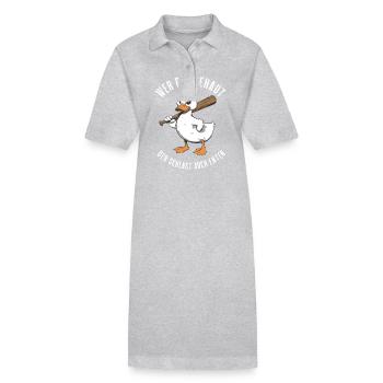 Sarcasm Irony Funny Sarcastic Sayings - Stanley/Stella PAIGER Organic Women’s Polo Dress - black - Front