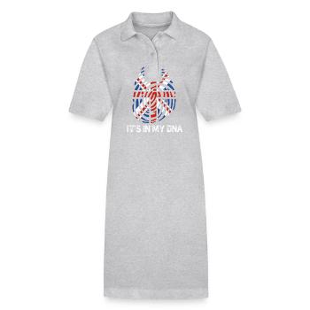 England - Stanley/Stella Frauen Bio-Polokleid PAIGER - Schwarz - Vorne