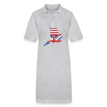 England Englisch - Stanley/Stella Frauen Bio-Polokleid PAIGER - Schwarz - Vorne