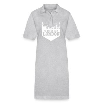England Englisch - Stanley/Stella Frauen Bio-Polokleid PAIGER - Schwarz - Vorne
