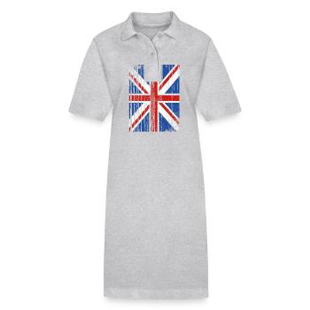 England Englisch - Stanley/Stella Frauen Bio-Polokleid PAIGER - Schwarz - Vorne