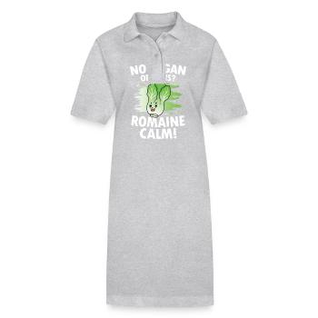 No Vegan Options Romaine Calm für Veganer und - Stanley/Stella Frauen Bio-Polokleid PAIGER - Schwarz - Vorne
