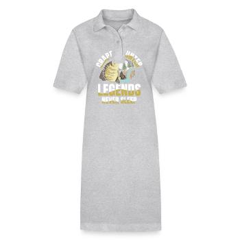 Crappie Hunter Legends Never Sleep - Stanley/Stella Frauen Bio-Polokleid PAIGER - Schwarz - Vorne