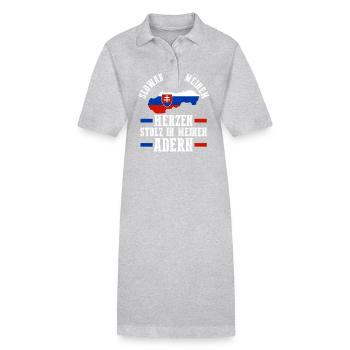 Slovakia Slovakia - Stanley/Stella PAIGER Organic Women’s Polo Dress - black - Front