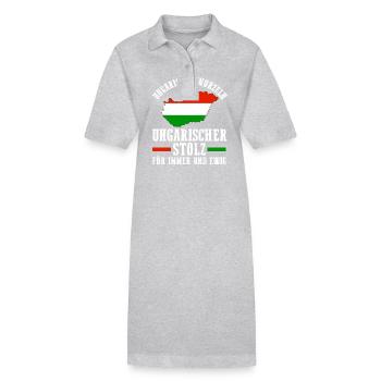 Ungar Ungarisch Ungarn - Stanley/Stella Frauen Bio-Polokleid PAIGER - Schwarz - Vorne