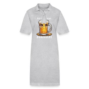 DA HILFT NUR AUGENMAß - Stanley/Stella Frauen Bio-Polokleid PAIGER - Schwarz - Vorne