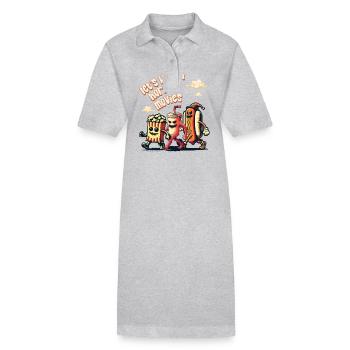 Leckeres lustiges Halloween Design Horror Movies - Stanley/Stella Frauen Bio-Polokleid PAIGER - Schwarz - Vorne