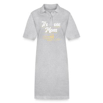 Posaune - Stanley/Stella Frauen Bio-Polokleid PAIGER - Schwarz - Vorne