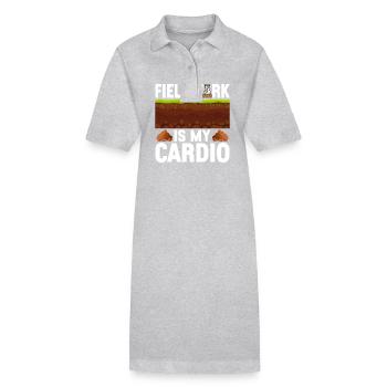 Bodenwissenschaftler Soil Science - Stanley/Stella PAIGER Organic Women’s Polo Dress - black - Front