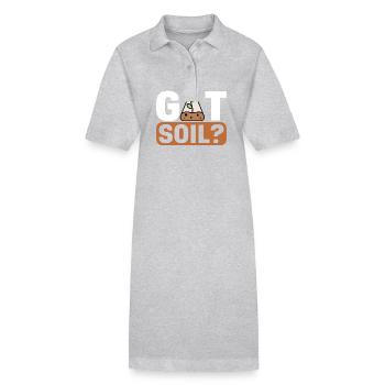 Bodenwissenschaftler Soil Science - Stanley/Stella PAIGER Organic Women’s Polo Dress - black - Front