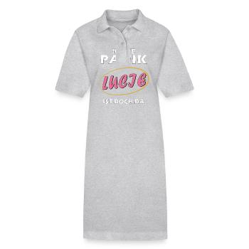 KEINE PANIK LUCIE - Stanley/Stella Frauen Bio-Polokleid PAIGER - Schwarz - Vorne