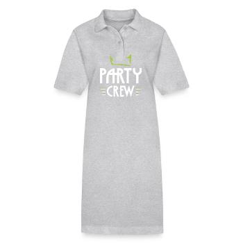 Équipe de fête - Robe polo bio PAIGER Stanley/Stella Femme - noir - Devant