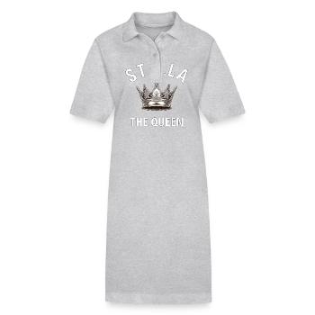 STELLA THE QUEEN - Stanley/Stella PAIGER Organic Women’s Polo Dress - black - Front