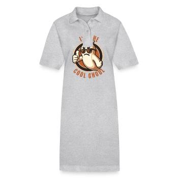 I’m The Cool Ghost Halloween Fun - Robe polo bio PAIGER Stanley/Stella Femme - noir - Devant