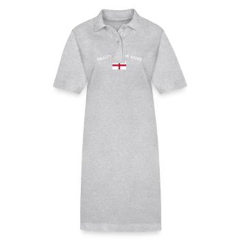 Brighton And Hove England Vintage English Flag - Stanley/Stella PAIGER Organic Women’s Polo Dress - black - Front