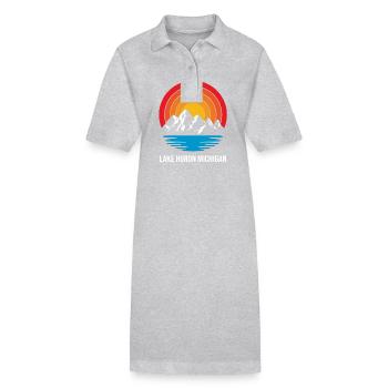 Great Lakes - Stanley/Stella PAIGER Organic Women’s Polo Dress - black - Front