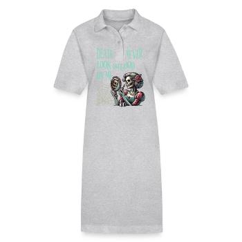 Death has never looked so good on me - Stanley/Stella PAIGER Organic Women’s Polo Dress - black - Front