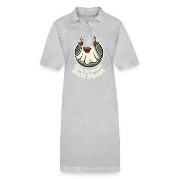 Das Ist Echter Quatsch Mit Kuhgesicht - Stanley/Stella Frauen Bio-Polokleid PAIGER - Schwarz - Vorne