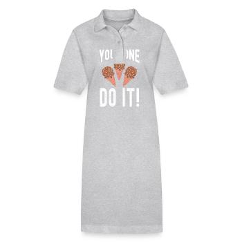 You Cone Do It Scoop Eisbecher Süße Sahne - Stanley/Stella Frauen Bio-Polokleid PAIGER - Schwarz - Vorne