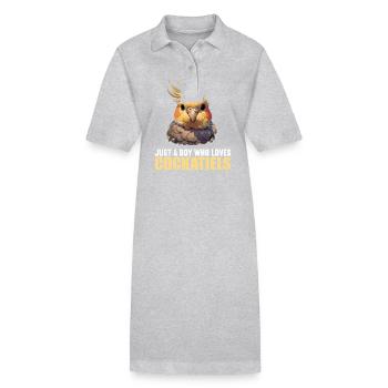 Cockatiel Nymphensittiche Nymphensittich - Robe polo bio PAIGER Stanley/Stella Femme - noir - Devant