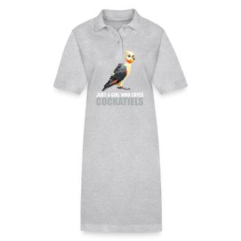Cockatiel Nymphensittiche Nymphensittich - Robe polo bio PAIGER Stanley/Stella Femme - noir - Devant