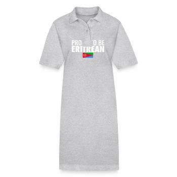 Proud To Be Eritrean Eritrea Eritrean Flag - Stanley/Stella PAIGER Organic Women’s Polo Dress - black - Front