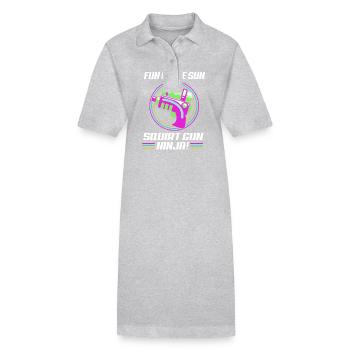 Water pistol - Stanley/Stella PAIGER Organic Women’s Polo Dress - black - Front