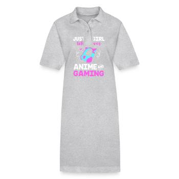 Gamer - Stanley/Stella Frauen Bio-Polokleid PAIGER - Schwarz - Vorne