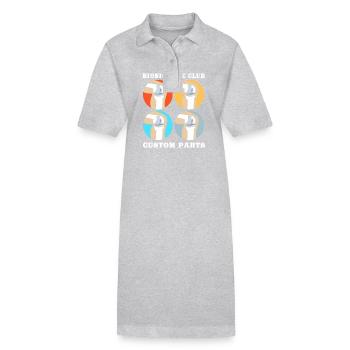 Knie Operation - Stanley/Stella Frauen Bio-Polokleid PAIGER - Schwarz - Vorne