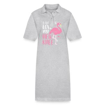 Knie Operation - Stanley/Stella Frauen Bio-Polokleid PAIGER - Schwarz - Vorne