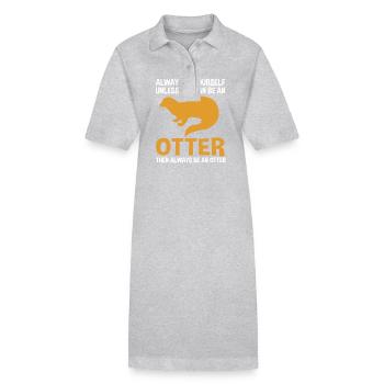 Otter - Stanley/Stella PAIGER Organic Women’s Polo Dress - black - Front