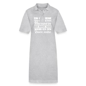 Nachbarschaft Bester Nachbar - Stanley/Stella Frauen Bio-Polokleid PAIGER - Schwarz - Vorne