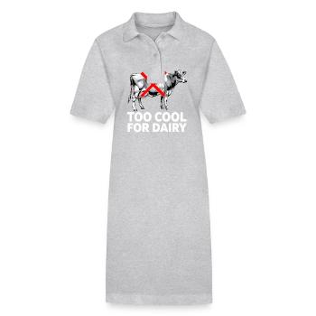 Lactose intolerance Lactose intolerant - Stanley/Stella PAIGER Organic Women’s Polo Dress - black - Front
