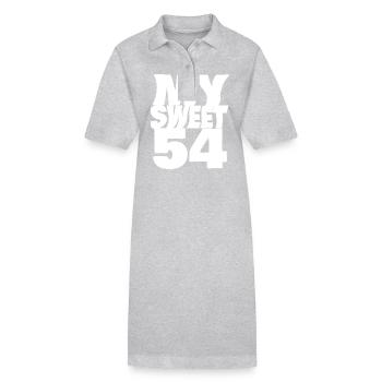 Birthday 54 - Stanley/Stella PAIGER Organic Women’s Polo Dress - black - Front