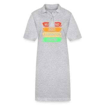 Badminton - Stanley/Stella PAIGER Organic Women’s Polo Dress - black - Front