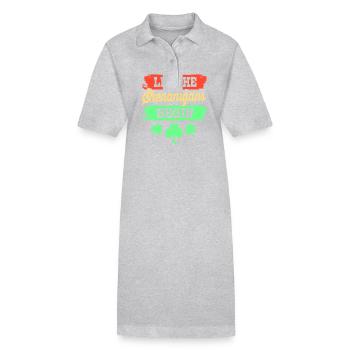 Shenanigan - Stanley/Stella PAIGER Organic Women’s Polo Dress - black - Front