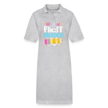 First Year - Stanley/Stella PAIGER Organic Women’s Polo Dress - black - Front
