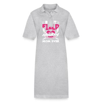 Beste Feldhockey Spieler Mama Aller Zeiten - Stanley/Stella Frauen Bio-Polokleid PAIGER - Schwarz - Vorne