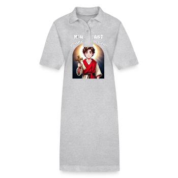 ENFANT DE CHŒUR PETITS HÉROS DANS LE SERVICE RELIGIEUX - Robe polo bio PAIGER Stanley/Stella Femme - noir - Devant