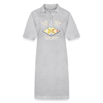 Board games for demanding strategists at 30 - Stanley/Stella PAIGER Organic Women’s Polo Dress - black - Front