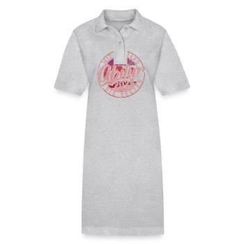 Abitur 2025 Abiturienten Abi Geschenk Mädchen - Stanley/Stella Frauen Bio-Polokleid PAIGER - Schwarz - Vorne
