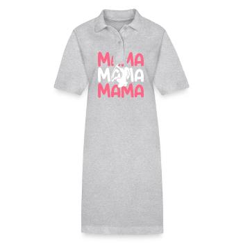Archer Maman Maman Tir à l’arc - Robe polo bio PAIGER Stanley/Stella Femme - noir - Devant