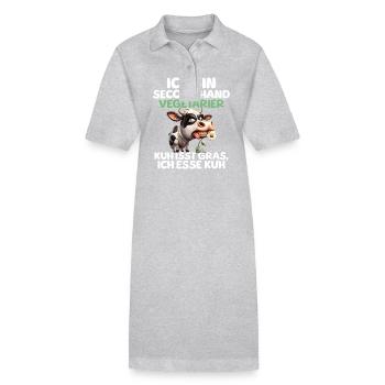 Second Hand Vegetarier - Stanley/Stella Frauen Bio-Polokleid PAIGER - Schwarz - Vorne