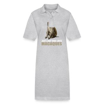 Macaque Macaque - Stanley/Stella PAIGER Organic Women’s Polo Dress - black - Front