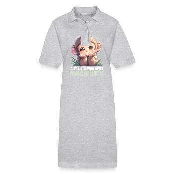 Macaque Macaque - Stanley/Stella PAIGER Organic Women’s Polo Dress - black - Front