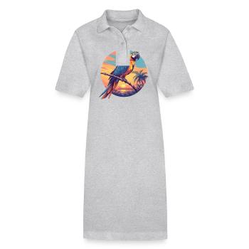 L’ère de l’ara - Robe polo bio PAIGER Stanley/Stella Femme - noir - Devant