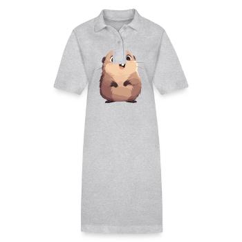 Marmots Groundhog - Stanley/Stella PAIGER Organic Women’s Polo Dress - black - Front