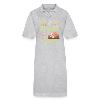 Sushi Japan Essen Sushi-Mahlzeit - Stanley/Stella Frauen Bio-Polokleid PAIGER - Schwarz - Vorne